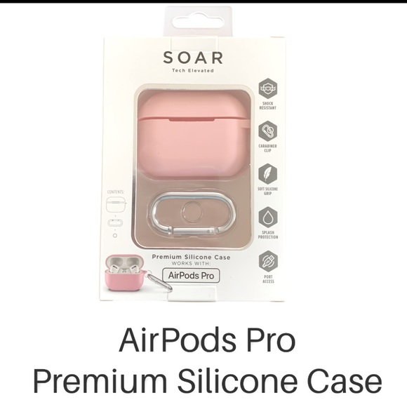 Apple Accessories - 💕WAS $15💕AirPod PRO PINK Shock Resistant Case!
